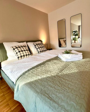 New Studio with Sunny Terrace & Air Condition